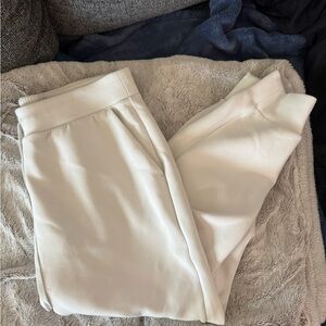 Elegant Cream Women's Pants